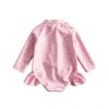 Baby Girl Swimsuit Long Sleeve Rash Guard Sun Protection-5