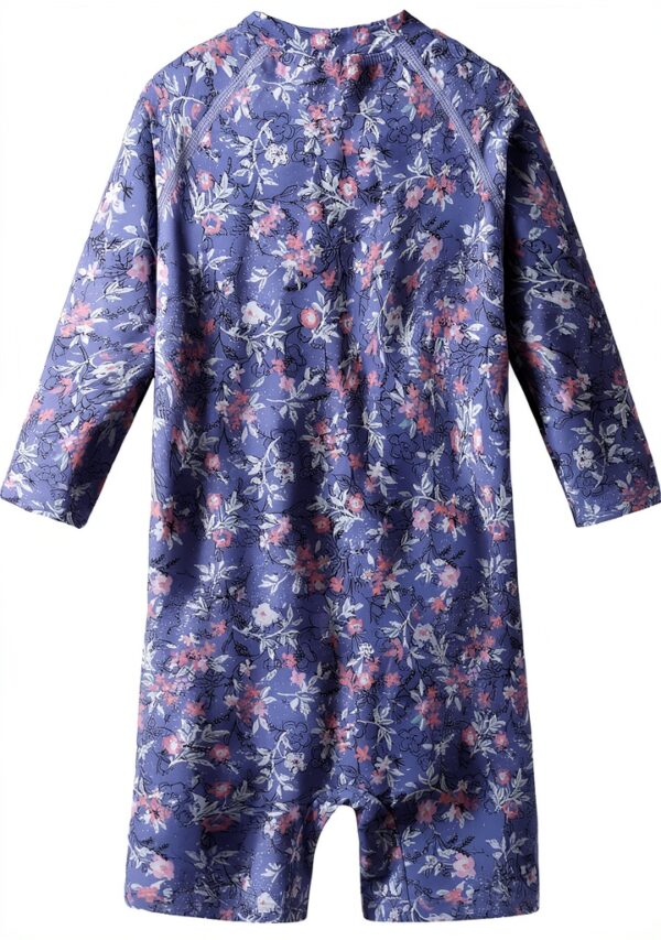 Baby Girl Rash Guard Swimwear UPF 50 Plus Quick Dry Zipper-1