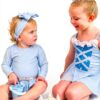 Baby Girls UPF 50 Swimwear Long Sleeve One Piece Princess-4