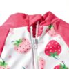 Aalizzwell Baby Girls Long Sleeve Swimsuit Polyester Spandex-3