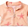 Gerber Baby Girls UPF 50 Swimwear Pink Starfish Design-1