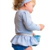 Baby Girls UPF 50 Swimwear Long Sleeve One Piece Princess-3