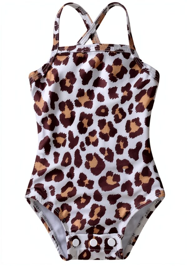 Aalizzwell Baby Girl Swimsuit Soft Quick-Dry One Piece-0