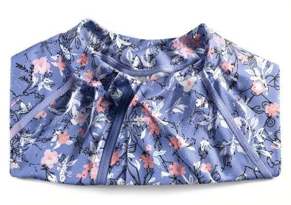 Baby Girl Rash Guard Swimwear UPF 50 Plus Quick Dry Zipper-4