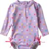 RuffleButts Baby One Piece Swimsuits UPF50 Sun Protection-0