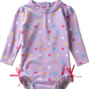 RuffleButts Baby One Piece Swimsuits UPF50 Sun Protection-0