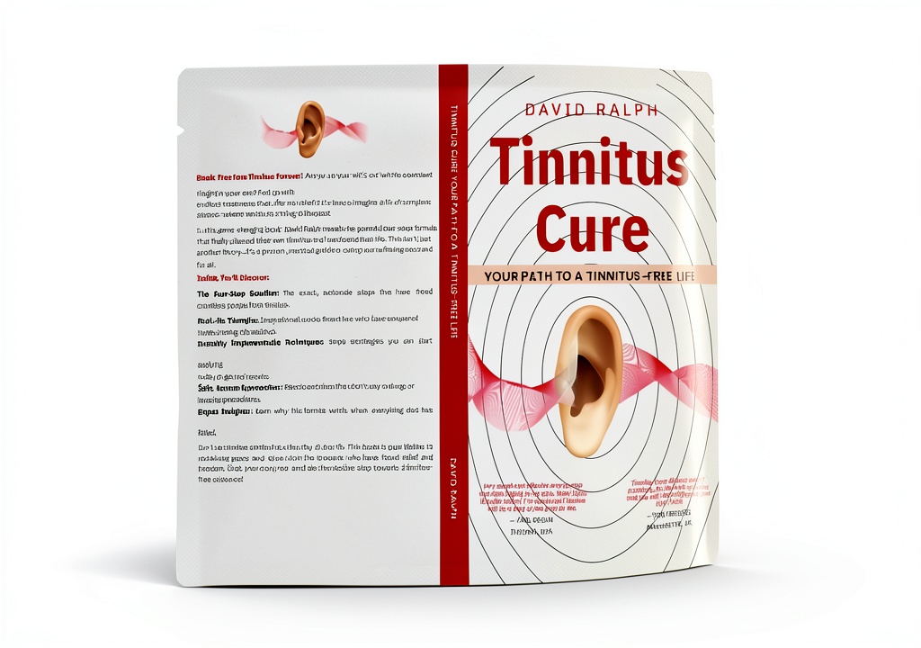 'Tinnitus Cure eBook displayed on a tablet screen'