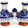 Handcrafted Tagine Spice Holder with Lid 6.5" Wide Removable Covers-0