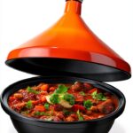 Bruntmor Cast Iron Moroccan Tagine Pot-0