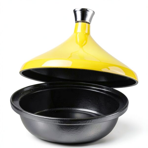 Bruntmor Cast Iron Tagine Pot Kitchen Cookware-1