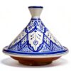 Morocco Treasures 12 inch Handmade Tagine Fes Blue Kitchen-0