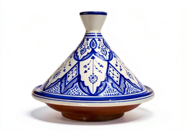 Morocco Treasures 12 inch Handmade Tagine Fes Blue Kitchen-0
