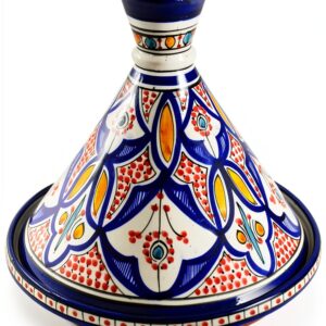 Tagine Treasures of Morocco Hand Painted Ceramic-0