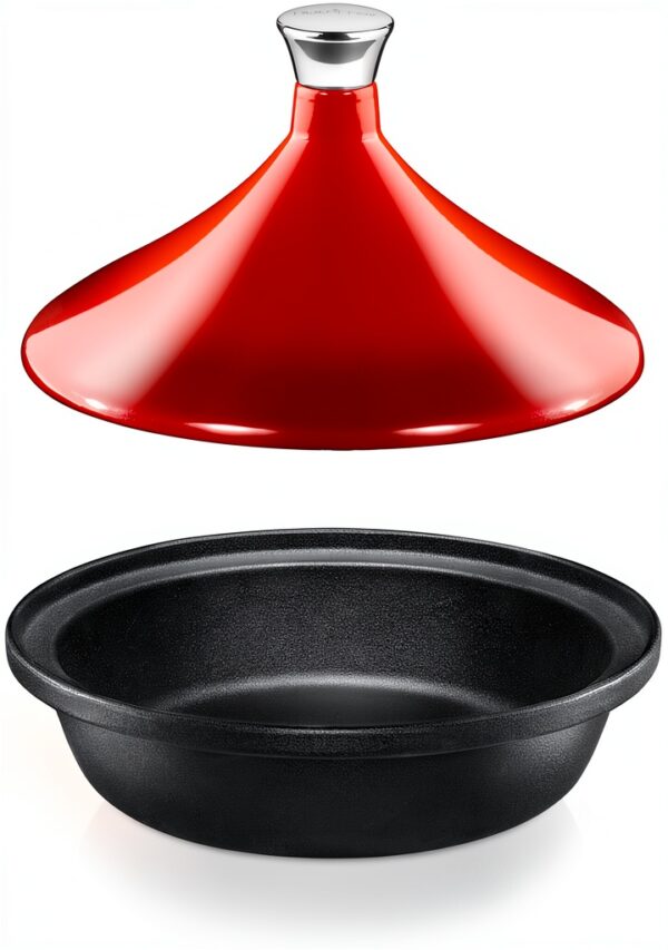Sound Around Cast Iron Tagine Pot Glossy-7