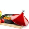 Sound Around Cast Iron Tagine Pot Glossy-2