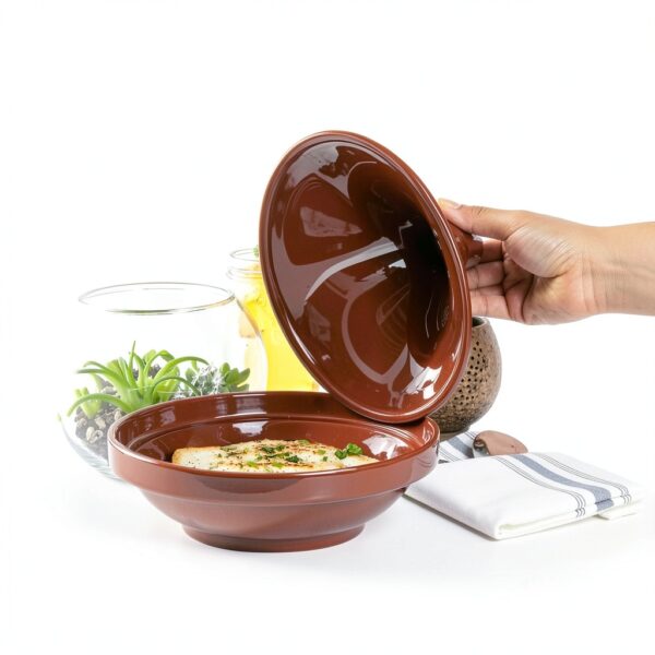 Restaurantware Terracotta Tagine 26oz Oven Safe-4