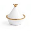 Pampa Bay Titanium-Plated Tagine 5-Inch with Porcelain Lid – Oven &-2