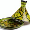 Morocco Treasures 12" Handmade Ceramic Serving Tagine-1