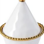 Pampa Bay Titanium-Plated Tagine 5-Inch with Porcelain Lid – Oven &-0