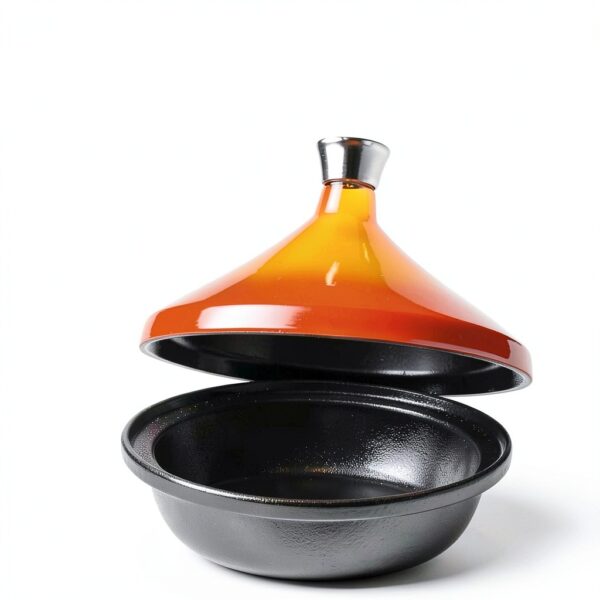 Bruntmor Cast Iron Moroccan Tagine Pot-1