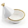 Pampa Bay Titanium-Plated Tagine 5-Inch with Porcelain Lid – Oven &-4