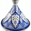 Morocco Treasures 12 inch Handmade Tagine Fes Blue Kitchen-2