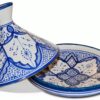 Morocco Treasures 8" Painted Tagine for Serving-1