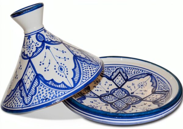 Morocco Treasures 8" Painted Tagine for Serving-1
