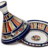 Morocco Treasures 10" Glossy Tagine Handmade-1