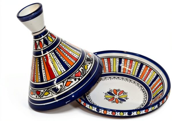 Morocco Treasures 10" Glossy Tagine Handmade-1