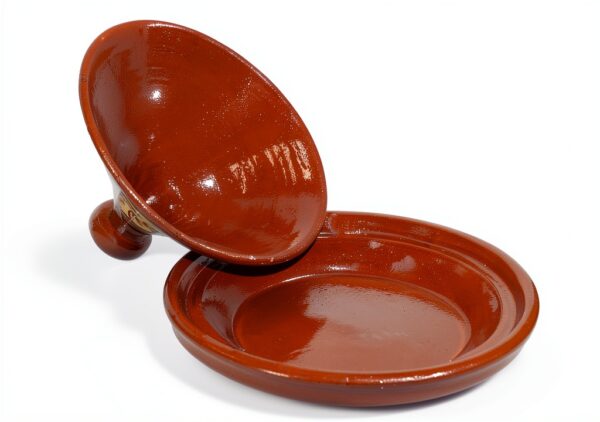 Hand Made 10-Inch Clay Tagine with Lid Glazed Medium Tagine-1