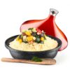 Sound Around Cast Iron Tagine Pot Glossy-5