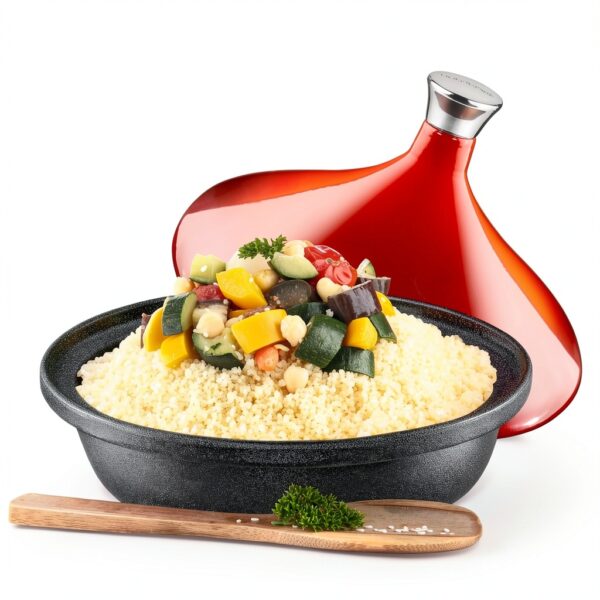 Sound Around Cast Iron Tagine Pot Glossy-5