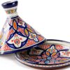 Tagine Treasures of Morocco Hand Painted Ceramic-1