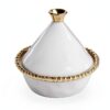 Pampa Bay Titanium-Plated Tagine 5-Inch with Porcelain Lid – Oven &-3