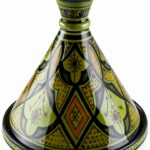 Morocco Treasures 12" Handmade Ceramic Serving Tagine-0