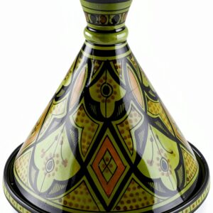 Morocco Treasures 12" Handmade Ceramic Serving Tagine-0
