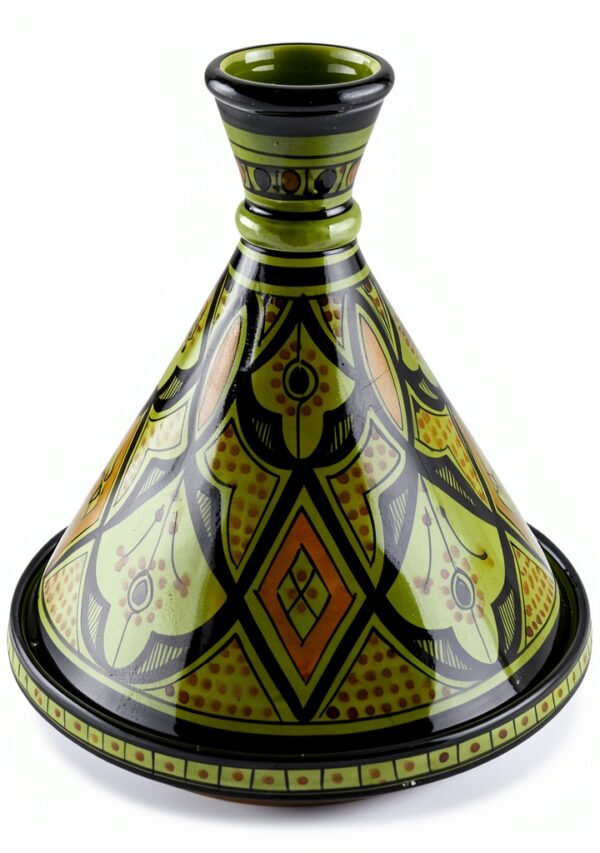 Morocco Treasures 12" Handmade Ceramic Serving Tagine-0