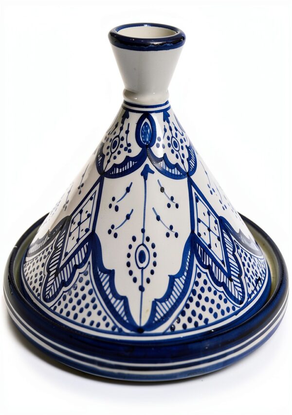 Morocco Treasures 8" Painted Tagine for Serving-0