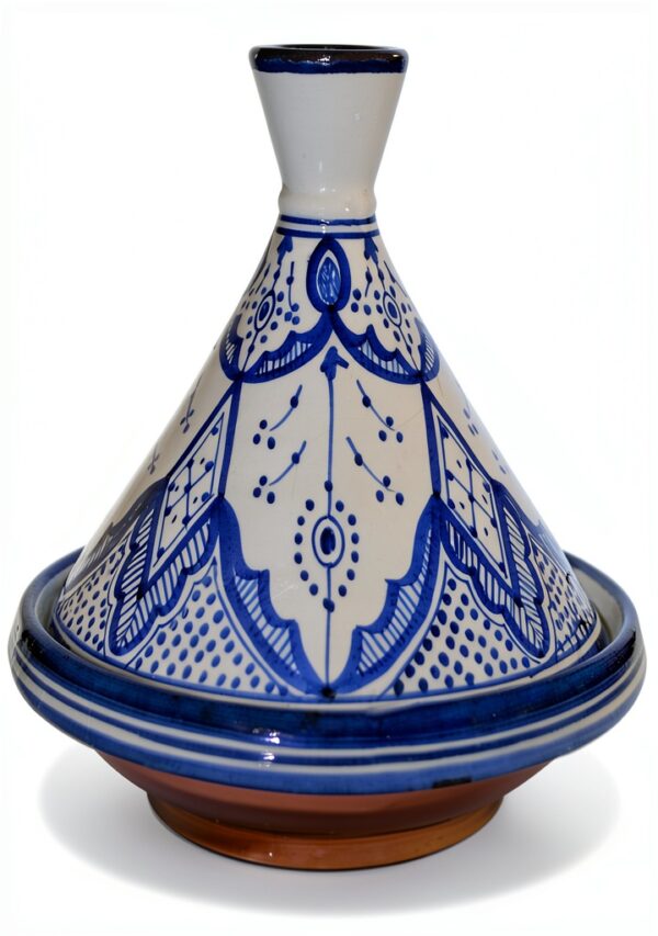 Morocco Treasures 8" Painted Tagine for Serving-2