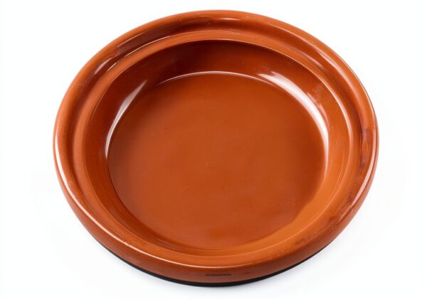 Tagine Treasure Of Morocco 12.5 Inch Clay Circle Tagine Handcrafted-4