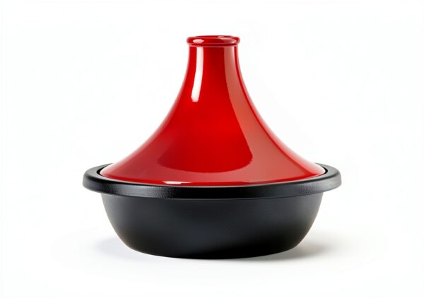 Le Creuset Tagine 2.3L Cerise Cast Iron Round Moroccan Tagine-9