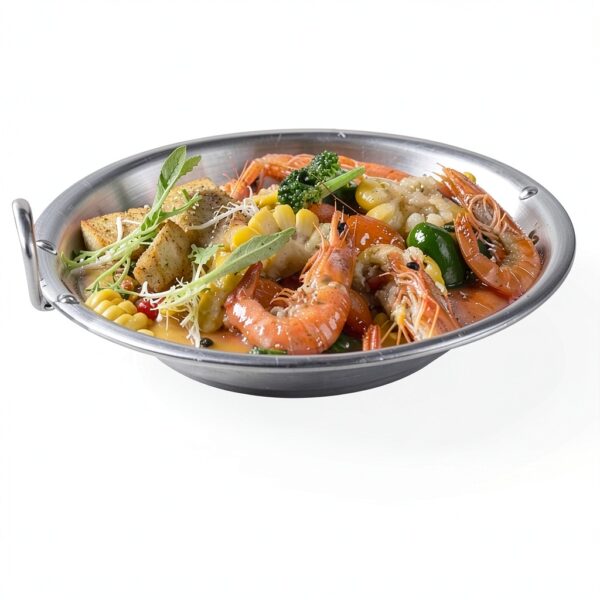 Starpia Stainless Steel Tagine Pot 3 Quart with Lid Polished Finish-4
