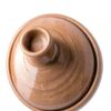 Swadeshi Blessings Hand Polished Clay Tagine with Terracotta Lid 2.8L-2