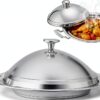 Starpia Stainless Steel Tagine Pot 3 Quart with Lid Polished Finish-0