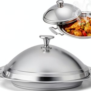 Starpia Stainless Steel Tagine Pot 3 Quart with Lid Polished Finish-0