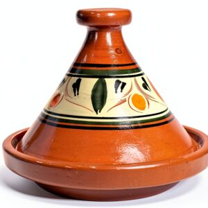 Tagine 8-Inch Clay Cookware by Treasure of Morocco Handcrafted Glazed-0