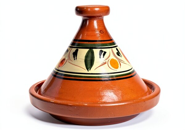 Tagine 8-Inch Clay Cookware by Treasure of Morocco Handcrafted Glazed-0