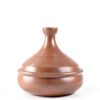 Swadeshi Blessings Hand Polished Clay Tagine with Terracotta Lid 2.8L-0