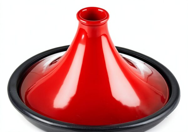 Le Creuset Tagine 2.3L Cerise Cast Iron Round Moroccan Tagine-5